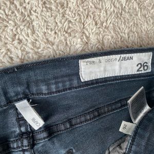 Rag and Bone Gray Ultra Capri Jeans in Steele
